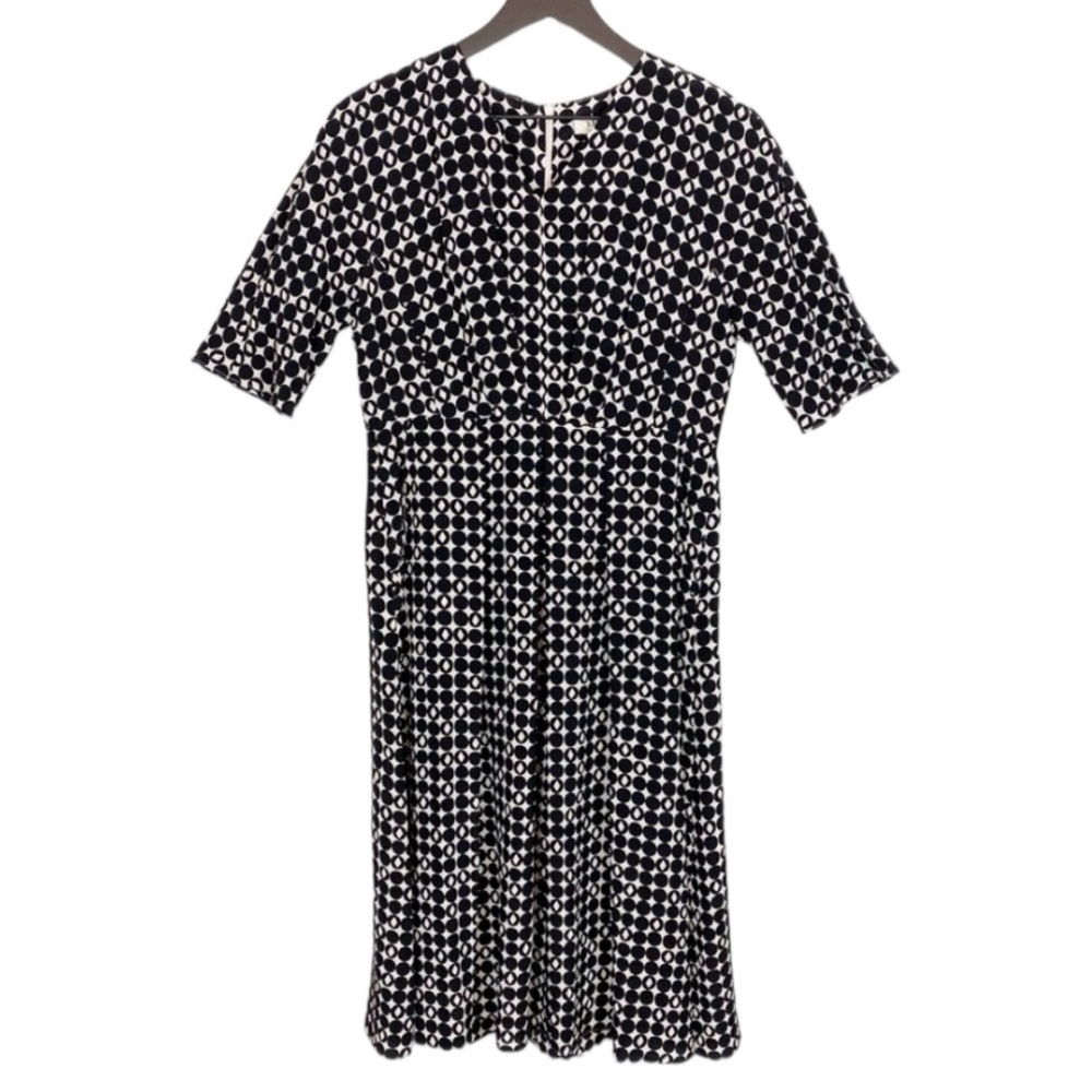 New! S' Max Mara Silk Midi Shift Dress Cap Sleeves